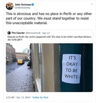 'This Is Atrocious': Scottish MSP John Swinney Reacts to 'It's Okay to be White' Posters